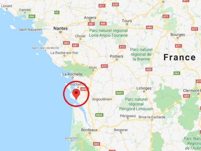 Position de la maison à louer à l'échelle de la France